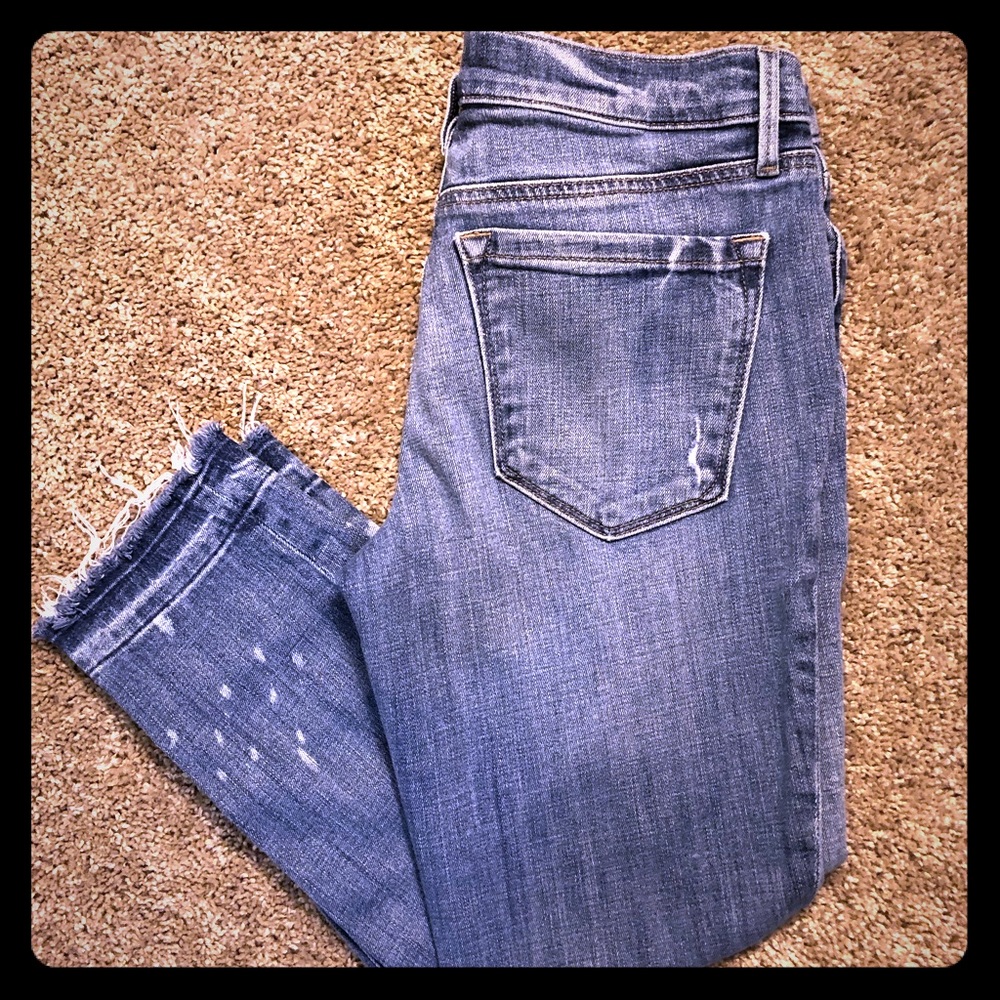 LOFT Relaxed skinny crop